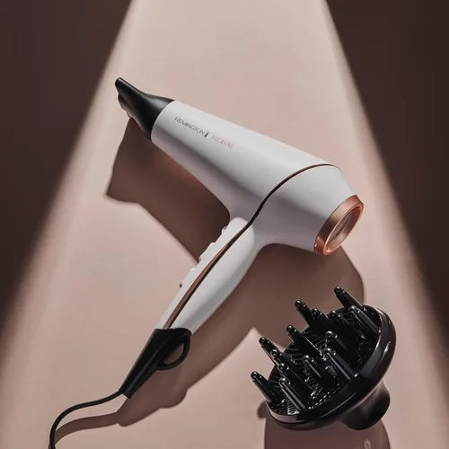 Vista 11 de Secadora de cabello Remington Pro Series AC9140P T, Studio Thermaluxe, con cable que no se enreda, más concentrador y clips de seccionamiento