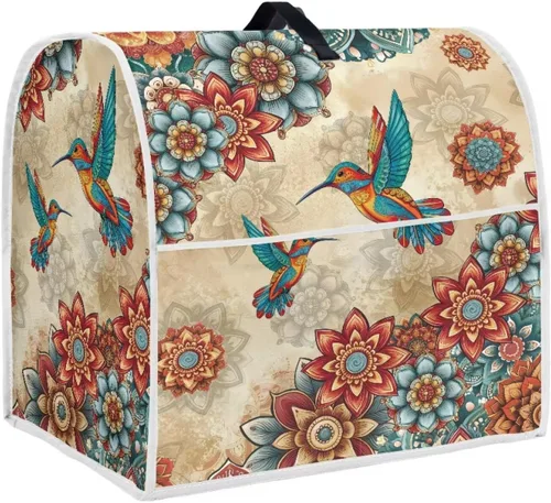 Vista 41 de Talayituse Beach Turtle Starfish Print Stand Mixer Cover for 4.5-5 Quarts Kitchen Aid, Washable Mixer Dust Cover with Handle and Pocket Kitchen