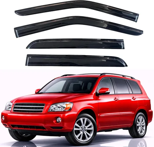 Vista 406 de KPY Moldura deflectora de viento con protección contra la lluvia compatible con Mazda CX-3 2016-2021 (CX3), 4 unidades, para ventana lateral