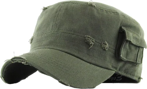 Vista 65 de Cadet Army - Gorra de estilo militar básico diario (ahora con la versión de bolsillo Stash)
