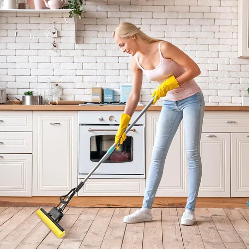 Vista 8 de LIFKOME Mops Kitchen Home - Recambio de cabezal de esponja súper absorbente y de goma de espuma PVA, repuesto de espuma de esponja plegable, 2
