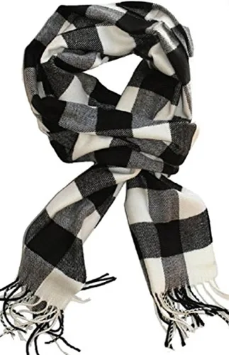 Vista 14 de Bufanda de invierno clásica con sensación de cachemira, colección súper suave