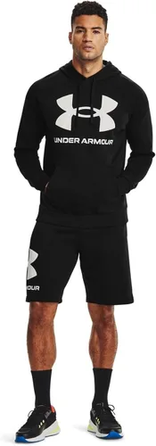Vista 5 de Under Armour Rival - Sudadera con capucha para hombre, con logotipo grande Rival Fleece