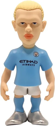 Vista 3 de MINIX FIGURINAS COLECCIONABLES – Erling Haaland, Oficial Manchester City, Figura Deportiva Coleccionable de 12 cm, Regalo Único de Fútbol para Todas