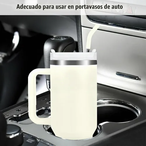 Vista 6 de Tapa de vaso de 30 onzas de repuesto para vaso Stanley Cup, paquete de 2 tapas de repuesto con 2 popotes para vaso de 30 onzas, tapas de vaso a