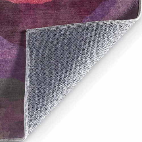 Vista 4 de Well Woven Apollo Abstract Libre - Alfombra plana tejida de pelo bajo, 5 x 7 pulgadas, multicolor abstracto, resistente a las manchas, fácil de A.