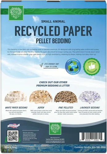 Vista 4 de Small Pet Select Ropa de cama y arena de pellets de papel reciclado