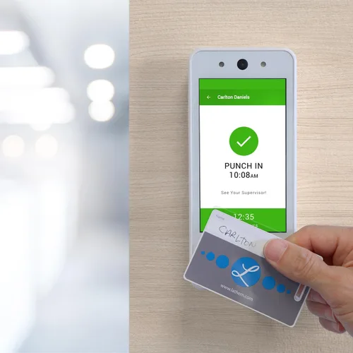 Vista 3 de Sistema de reloj de tiempo Wi-Fi sin contacto Lathem (PCEXPRESS)