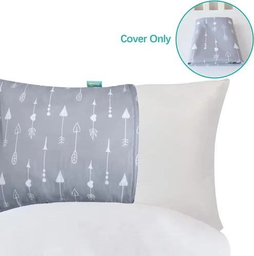 Vista 5 de Biloban Funda de almohada antideslizante y súper suave, gran opción para niños o adultos, perfecta para fiestas de pijamas, Flecha Queen