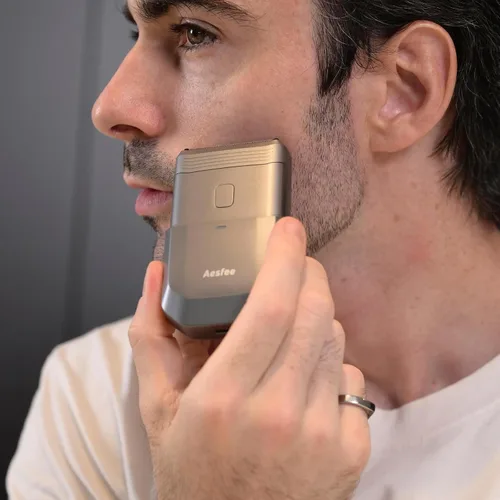 Vista 4 de Maquinillas de afeitar eléctricas para hombres, afeitadora de láminas