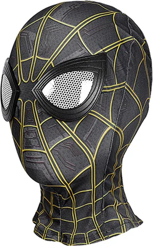 Vista 6 de Tikhell Enterizo de hombre arañas para niños, disfraz de superhéroe de Halloween, disfraz de cosplay de Halloween