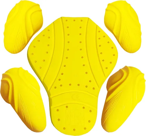 Vista 6 de Jackets 4 Bikes Chaqueta de Motocicleta con Armadura 4 PC Certificada CE Nivel 1, Ajuste Universal, Juego de 4 Piezas para Hombro y Codo, Negro