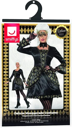 Vista 3 de Smiffys - Disfraz de mascarada para mujer
