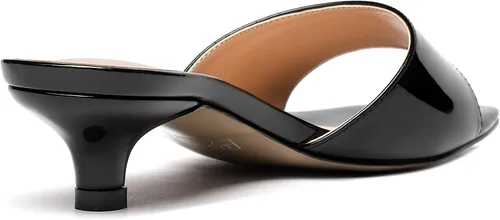 Vista 5 de WAYDERNS Sandalias de tacón bajo con punta cuadrada para mujer, puntera abierta, puntera abierta, para citas, estilo gatito, de 1.5 pulgadas