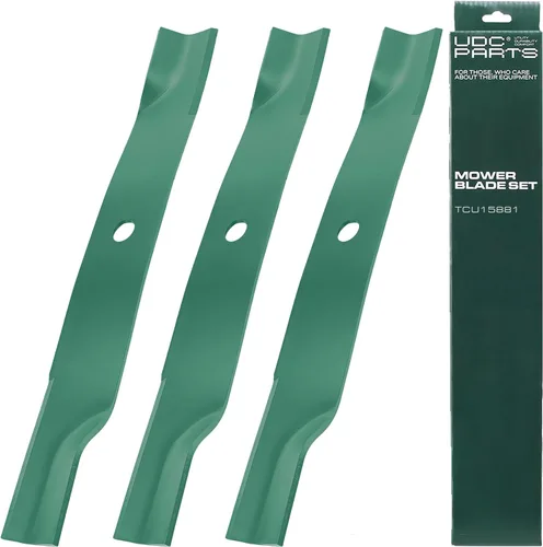 Vista 47 de UDC Parts 103-6401 Hojas de cortadora para Exmark de 48 pulgadas 103-6401-S 103-6381-S 103-6381 103-6391-S 103-6391 103-6396 103-6396-S Lazer Z Turf