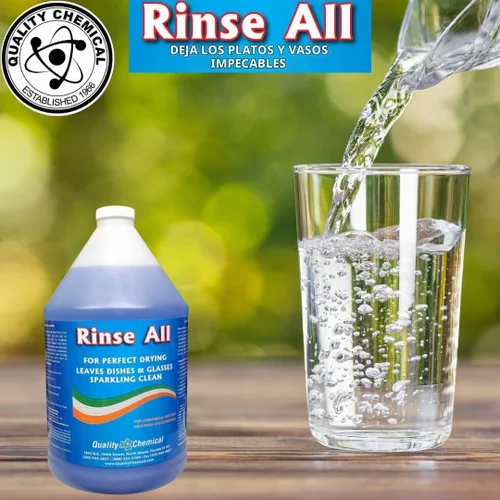 Vista 3 de Rinse All / Aclarador de grado industrial comercial / 1 galón (128 onzas)
