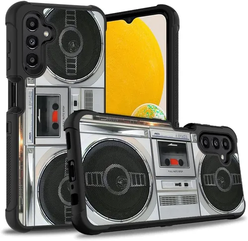 Vista 14 de Funda protectora para Samsung Galaxy A13 5G, resistente 3 en 1, de plástico duro híbrido y silicona suave, a prueba de golpes, funda protectora