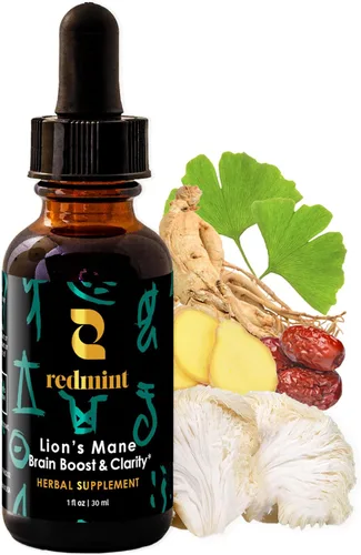 Vista 11 de Redmint Cordyceps - Tintura de hierbas de hongos - Deportes y físicos Arraigado en la sabiduría antigua de TCM Suplemento de mezcla de hongos