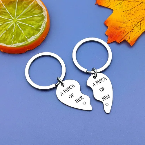 Vista 5 de Boyfriend Husband Gifts from Girlfriend Wife Couples Keychain for Women Men