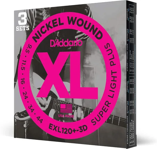 Vista 29 de D'Addario XL EXL157 - Cuerdas de níquel para guitarra eléctrica de 6 cuerdas, entonación perfecta, sensación consistente, durabilidad fiable