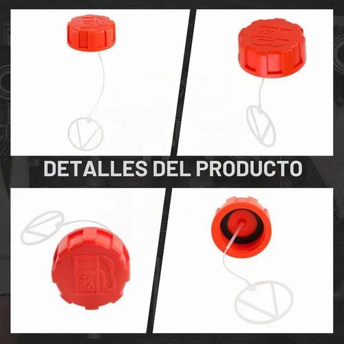 Vista 4 de P021040430 Conjunto de tapa de combustible de gas para Echo SRM-225 PAS-225 GT-225 Recortadora de cuerdas B-2-67