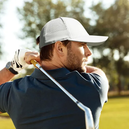 Vista 6 de CHOK.LIDS Gorra de béisbol impermeable Hyper-TEX Mesh Running Cap transpirable de secado rápido deportes al aire libre sombreros ajustados