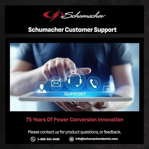 Vista 6 de Schumacher Electric DSR ProSeries - Arrancador de batería de automóvil, mantenedor y estación de energía portátil, 12 V, 2000 amperios de pico y 400