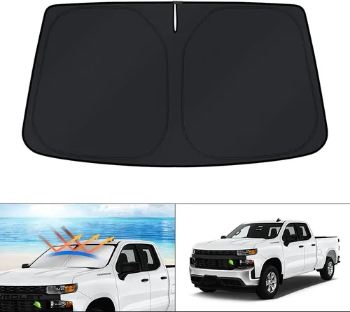 Vista 53 de KUST Parasol para parabrisas para BMW X1 F48 2016, 2017, 2018, 2019, 2020, 2021, 2022, accesorios de ajuste personalizado, parasol plegable