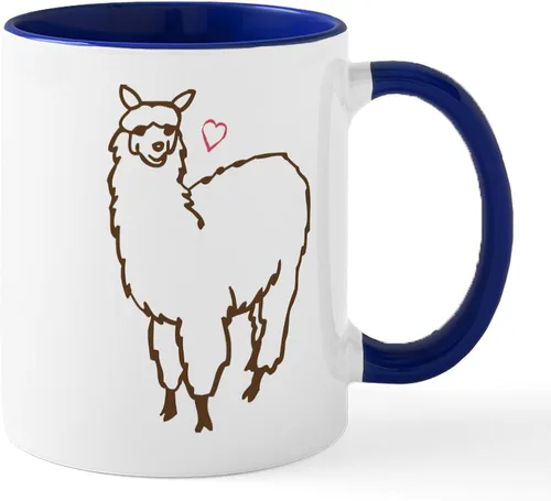 Vista 27 de CafePress A Is For Alpaca Taza de café de cerámica de 11 oz (11.0 fl oz)