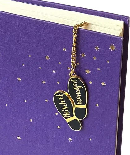 Vista 2 de Paper House Productions Harry Potter Mischief Managed Enamel Charm Chain & Clip Bookmark
