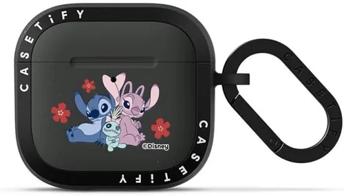 Vista 33 de CASETiFY AirPods Pro (1ª/2ª Gen) Estuche Bounce con Anillo [Colaboración Frozen] - Copo de Nieve de Anna - Taupe Mate