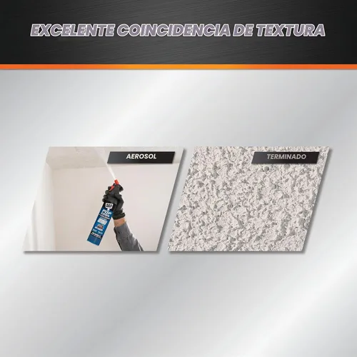 Vista 8 de DAP Spray Texture Palomitas de maíz a base de agua 2n1 para pared y techo con boquilla Aim Tech, blanco, 20 onzas (7079850025)