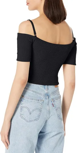 Vista 2 de GUESS Top de manga corta para mujer