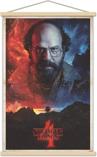 Vista 15 de Trends International Netflix Stranger Things: Season 4 - Póster de pared de una hoja Murray, 14.725 x 22.375 pulgadas, versión enmarcada de madera