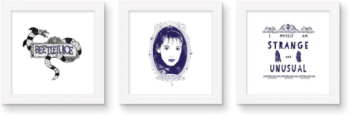 Vista 7 de Trends International Gallery Pops Beetlejuice - Lydia Deetz - Paquete de arte de pared (paquete de 3) póster de pared, 12.00 x 12.00 pulgadas