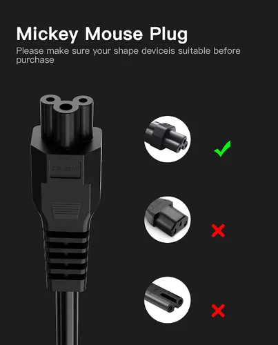 Vista 2 de Cable de carga rápida stio Compatible con Ninebot de Segway MAX G3/G2/G30/G30P/P65/P100S/F60, cable de alimentación de carga de 3 puntas, cable