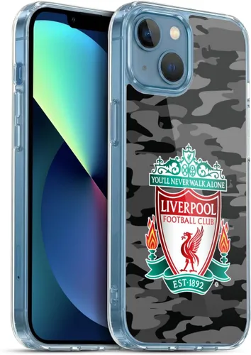 Vista 20 de Head Case Designs Funda de gel con licencia oficial del Liverpool Football Club Away Colourways Crest Camou [protección de grado militar] compatible
