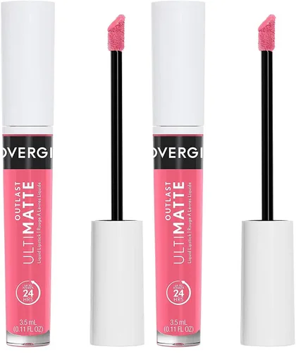 Vista 19 de COVERGIRL Outlast Ultimatte One Step 99350047205 - Color de labios líquido, Rose, Yay, Rose, 0.12 onzas líquidas, Yay, Rosé 115