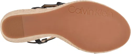 Vista 3 de Calvin Klein Sandalias de cuña Blairy 2 Canvas para mujer - Negro