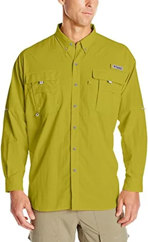 Vista 46 de Columbia Camisa de pesca PFG Bahama II de manga larga para hombre