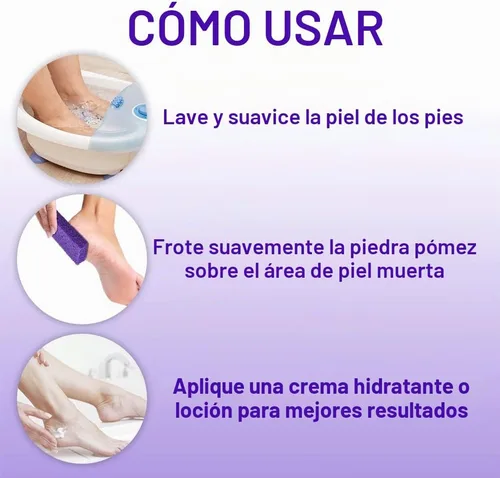 Vista 5 de Piedra pómez para pies, esponja desechable para limpiadores