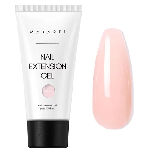 Vista 14 de Makartt Gel de uñas de poligel 50ml, gel constructor para uñas sin hema, rosa y marrón, fortalecedor multifuncional para extensión de uñas, gel duro