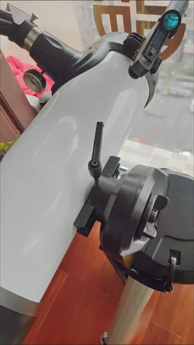Vista 5 de Othmro Manija de palanca de sujeción M8 con botón de rosca M8, palanca de trinquete de aleación de aluminio, mango de bloqueo ajustable con perno