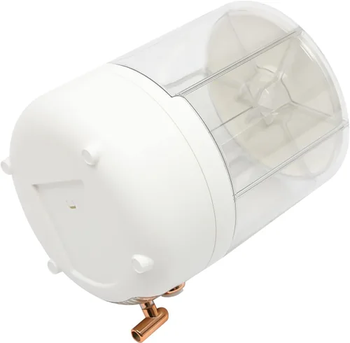 Vista 5 de Dispensador de arroz, dispensador de cereales giratorio de 360° con tapa, organizador de almacenamiento de granos para encimera de cocina, alimentos