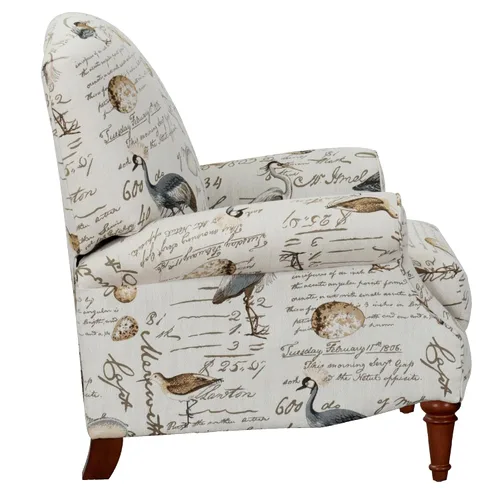 Vista 4 de Sunset Trading Accent - Reclinador reclinable, marfil/marrón/gris