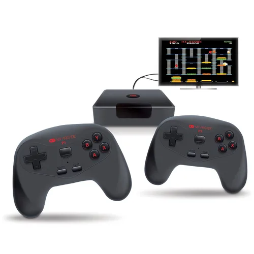 Vista 3 de My Arcade Gamestation Wireless (Data East Edition) Plug and Play Video Game Console - 8 Data East Hits and 300 Built-In Retro Style Games - Plugs