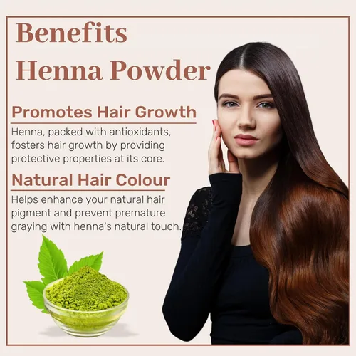 Vista 6 de SAMYAM Combo de polvo puro de henna e índigo, paquete de 1.1 libras (17.64 oz) cada uno, color natural para el cabello, henna rajastán triple