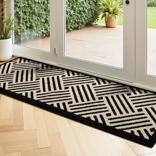 Vista 60 de GRANNY SAYS Tapete para puerta, de 32 x 20 pulgadas, tapete de bienvenida para exteriores, antideslizante, absorbe la suciedad para la entrada