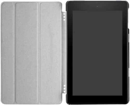 Vista 4 de Funda para tablet Amazon Kindle Fire HD8 6ª 7ª 8ª generación (versión 2016/2017/2018), funda de piel ligera con soporte folio ultradelgado