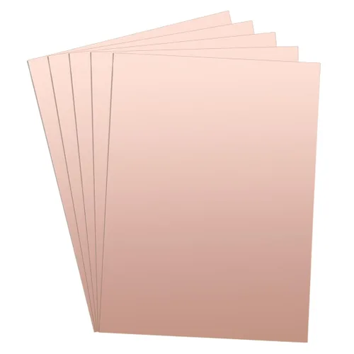 Vista 13 de Uxcell 5 piezas 70x50mm Placa de circuito PCB de doble cara con revestimiento de cobre laminado FR4 de 1mm de grosor para prototipos DIY